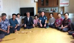청도읍, 추석맞이 경로당 방문해 소통 행정