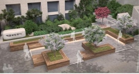 예보, 청계천 앞 분수대 ‘쉼터’로 재구성…시민·관광객에 개방