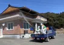 김천시 대덕면 자율방재단, 코로나 방역 총력