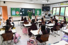광양제철초등학교 코로나19 속 등교