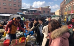해남읍 5일 시장에 주차타워 건립