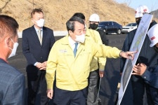 김충섭 김천시장, 김천1산단 조성현장 찾아 시민들과 소통행보