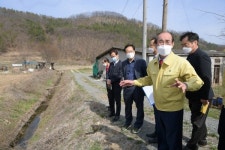 이승율 청도군수, 상습침수 농경지 찾아 민생행보 펼쳐