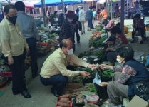 강영석 상주시장, 함창전통시장 방문해 상인들 격려