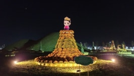 경주 황남동 고분군 일원에서 도시원예전 열려
