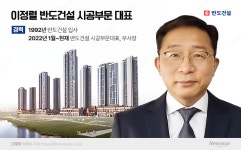 [건설사 진골 CEO 시대 ⑮반도건설]30년 반도맨 이정렬 대표…ESG·안전 과제