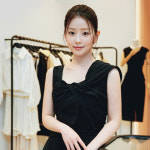 한섬 마인(MINE), 더현대서울점을 방문한 배우 채서안