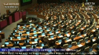 [풀영상]국회 본회의-박근혜 탄핵안 보고