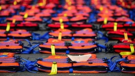 [풀영상]광화문광장 구명조끼 작가 304명 숫자보다 세월호 희생자 삶의 존재 느껴지길… 