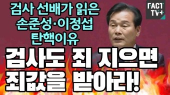검사 선배가 읽은 손준성·이정섭 탄핵이유..주철현 