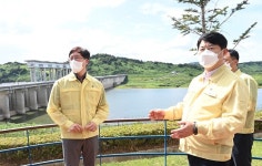 이한규 경기 행정2부지사, 군남댐·필승교 수해대비 점검