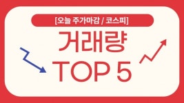 [오늘 주가마감 / 코스피] 거래상위 Top5- KODEX 200선물인버스2X·조일알미늄·KODEX 코스닥150선물인버스·일진홀딩스·마니커