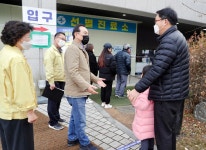 박상돈 천안시장, 방역 최일선 현장 근무자 격려