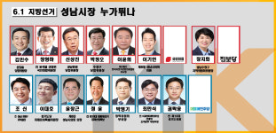 [6.1지방선거-경기] 성남시장 누가 뛰나