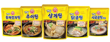 오뚜기 옛날 보양식, 곰탕삼계탕추어탕닭곰탕 등 20여종 라인업 구성