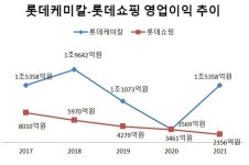 롯데그룹 얼굴 쇼핑에서 케미칼로...지난해 사상처음 매출도 앞질러