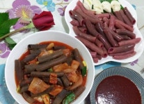 태안반도 겨울철 별미 개불잡이 한창