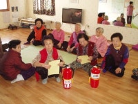 겨울철 경로당 화재 조기진화