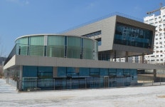 독특한 디자인의 아름동 복합커뮤니티센터