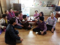 보령 주포면 주민 찾아가 새주소 스티커 홍보