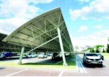 ‘그늘막 제공·무공해 전력 생산’ 다기능 세종호수공원 주차장