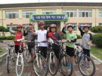 논산 상월초 자전거 안전교육