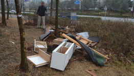 녹지에 버려진 양심