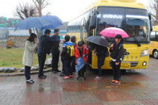 홍성 서부초 등굣길 맞이 호응