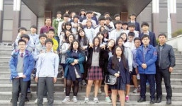 논산 가야곡중 전교생 신문박물관 견학