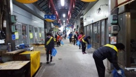 보령 한내시장 환경정화