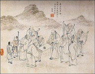 [변상섭의 그림 보기] 향산구로회도 이한철作