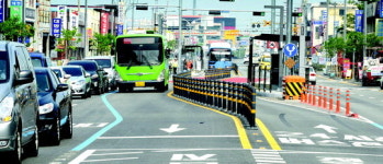 일단 시동 걸린 버스전용차로