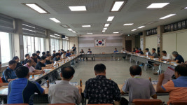 금산경찰서 진악지구대, 이장단 대상 찾아가는 교통안전교육