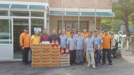 서산소방서, 성연면 고남2리 마을에 주택용 소방시설 보급