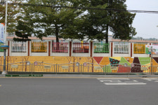 서천초등학교 담장 벽화로 새롭게 단장
