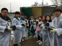 음성 생극중학교 사랑의 연탄 나눔 봉사 구슬땀