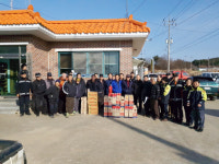 서산소방서, 부석면 봉락리에 주택용 소방시설 전달