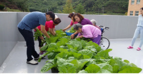 논산시, 기후변화 대비 경로당 빗물저금통 설치 사업 추진