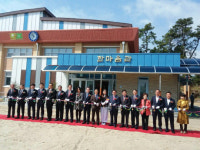 김지철 충남교육감, 서천 3개교 다목적 강당 개관식 개최