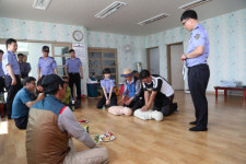 보령해경, 섬 마을 찾아 봉사활동 실시