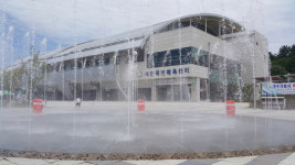 서천국민체육센터 군민들위해 분수시설 가동