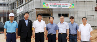 서산시의회, 서산축산종합센터 건립현장 점검