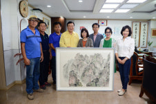 홍성군, 충남미술대전 한국화대상 작품 군청에 전시