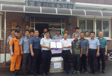 ㈜고려비엔피, 예산군 신암면 두곡리에 화재감지기 기탁