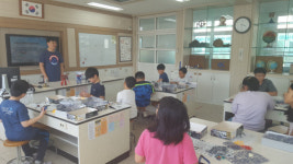 대전봉암초, 학부모 재능기부 활발…건담만들기