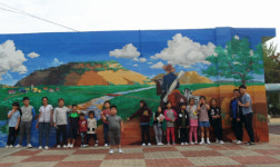 도하초, 육군 군부대 장병 재능기부 벽화 그리기