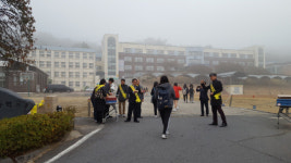 서천여고 지역공동체와 함께하는 행복한 등굣길 실시