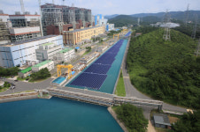 보령발전본부, 취수로 수상태양광발전소 준공