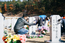 삼진정밀, 1사 1묘역 가꾸기 개최