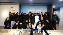 온양여자중학교 신문박물관 견학